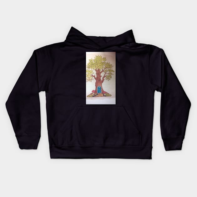 Fairy tree Kids Hoodie by ChristmasPress